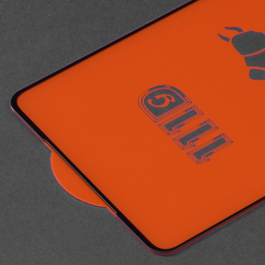 Techsuit 111d Vollkleber Vollflächig gehärtetes Glas Schwarz (Motorola Moto G84)