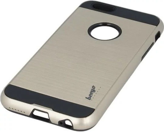 Beeyo Back Cover Σετ με Τζαμάκι Χρυσό (Galaxy J4)
