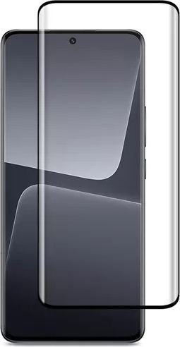 Curved 5D 0.3mm Vollflächig gehärtetes Glas Schwarz (Xiaomi 13 Pro)