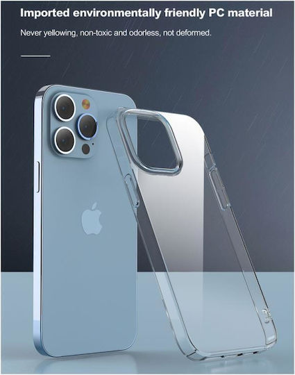 Devia Natural Umschlag Rückseite Silikon Transparent (iPhone 14 Pro Max)