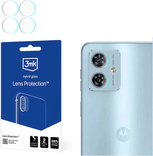 3MK Lens Kameraschutz Gehärtetes Glas Transparent für das Motorola Moto G54