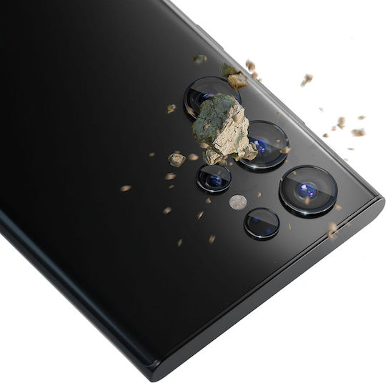 3MK Προστασία Κάμερας Μεμβράνη Μαύρο για το Galaxy S24 Ultra