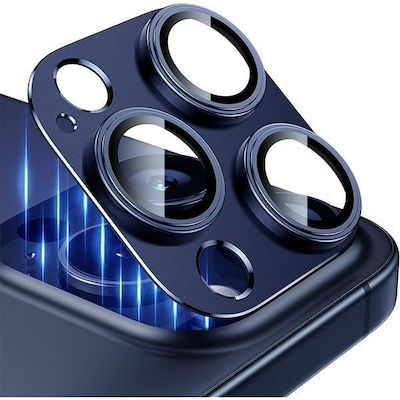 Camera Protection Metal Frame Blue for the iPhone 15 Pro / 15 Pro Max