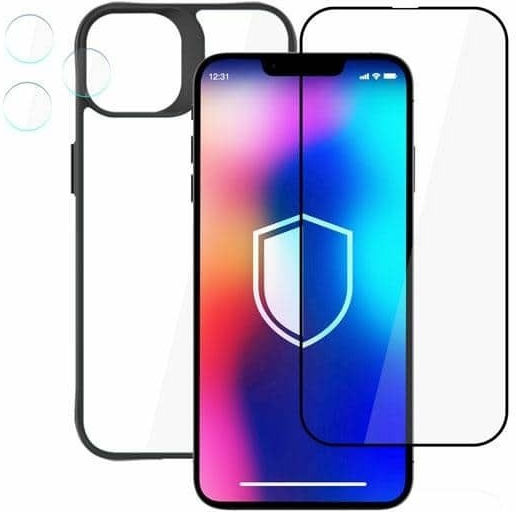 3MK Set 4 Camera Protection Tempered Glass Transparent for the iPhone 13 Pro