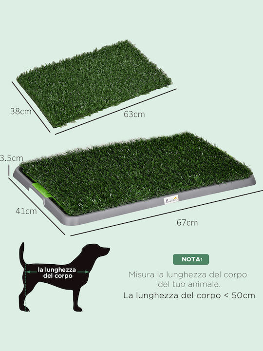 Pawhut Covoraș pentru Câini Verde