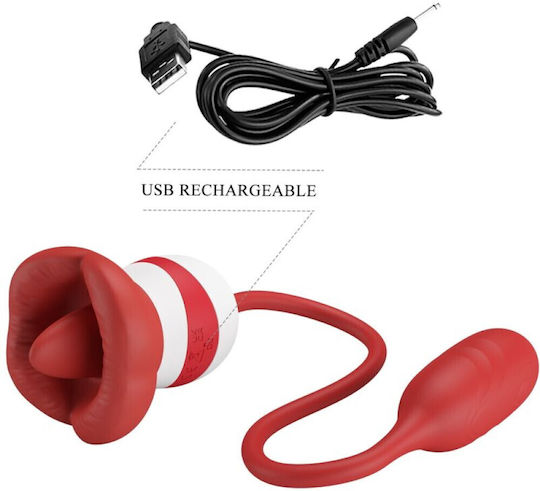 Baile Double Vibrator Red