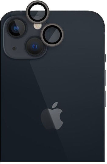 Hofi Camring Pro+ Kameraschutz Gehärtetes Glas Black für das iPhone 15 / 15 Plus