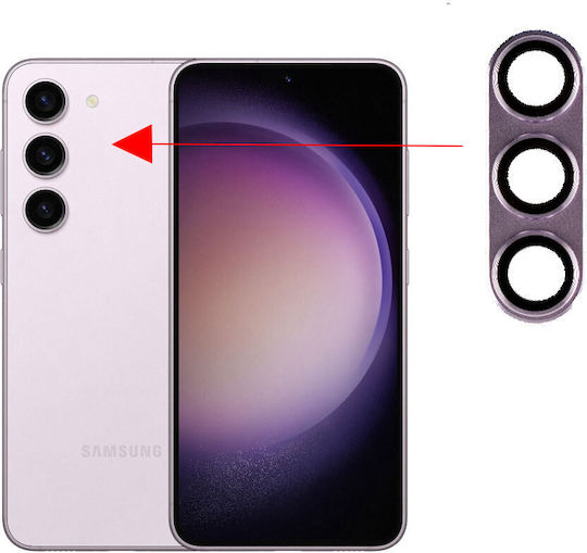 Volte-Tel Electroplating Camera Protection Metal Frame Purple for the / S23