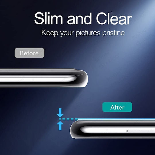 Techsuit Full Προστασία Κάμερας Tempered Glass Μαύρο για το OnePlus Nord CE 3 Lite.