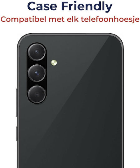 Rosso Camera Protection Tempered Glass Black for the Galaxy A54