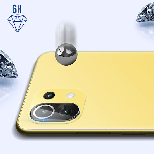 3MK Lens Προστασία Κάμερας Tempered Glass Διάφανο για το Xiaomi Mi 11 Lite 5G