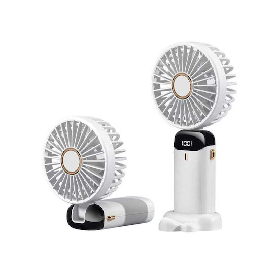 Ventilator De Mână USB Pliabil Alb