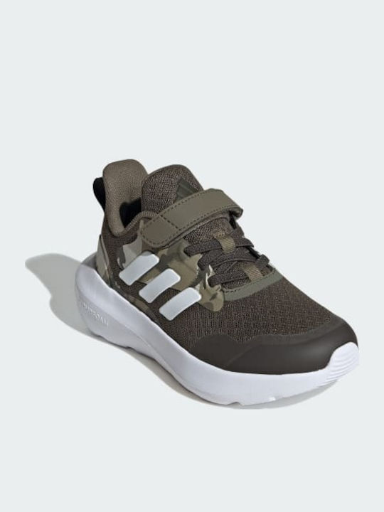 Fortarun Fortarun 3.0 Kids Sports Shoes Running with Hoop & Loop Closure Olive Strata / Cloud White / Shadow Olive
