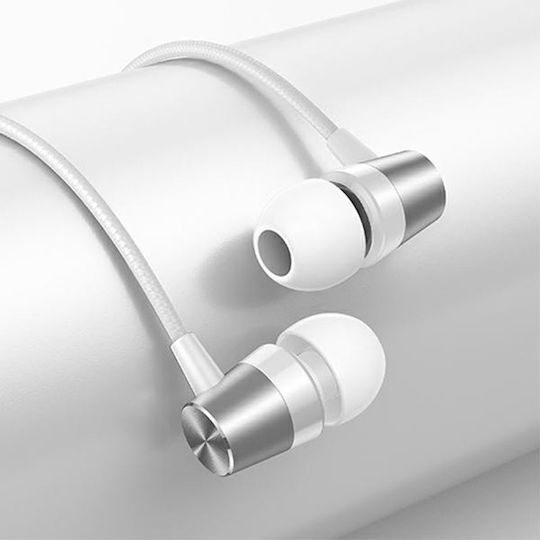 Usams EP-42 In-ear Handsfree Ακουστικά με Βύσμα 3.5mm Λευκό