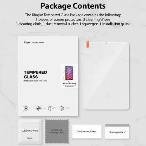 Ringke Premium Tempered Glass (iPad mini 2021 / mini 2024)