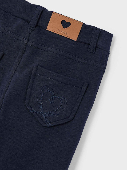 Mayoral Kids Trousers Navy Blue