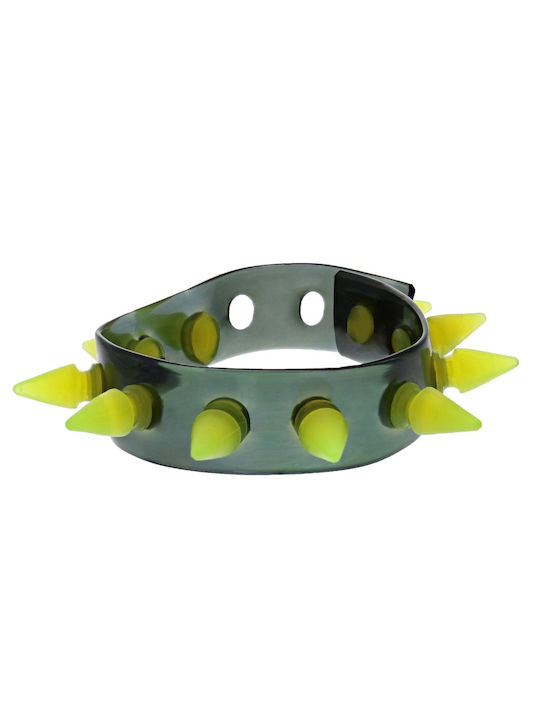 Yellow Spiked Bracelet by Zac's AE