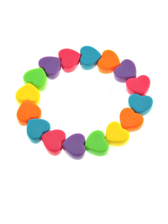 Multicolour Heart Bracelet - Perfect for Any Outfit!