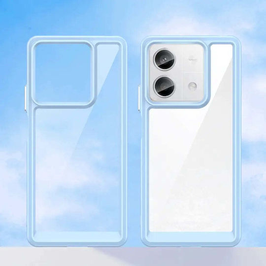 Hurtel Back Cover Plastic cu Curea Albastru (Redmi Note 13 Pro+)