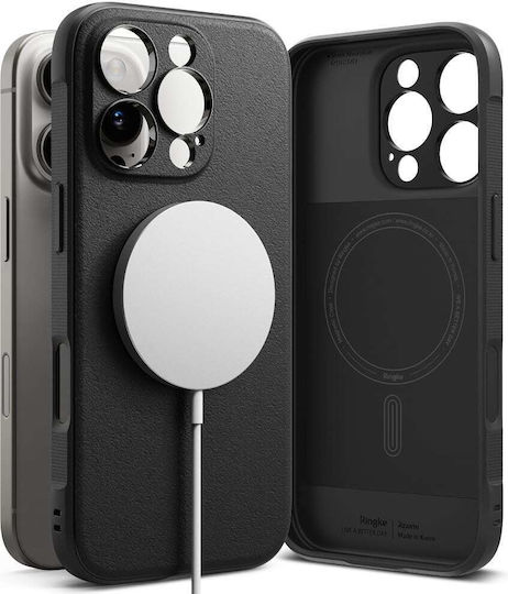 Ringke Onyx Magsafe Umschlag Rückseite Silikon Schwarz (iPhone 17 Pro Max / iPhone 17 Pro / iPhone 16 Pro Max)