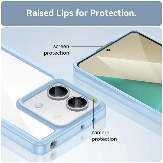 Hurtel Back Cover Plastic cu Curea Albastru (Redmi Note 13 Pro+)