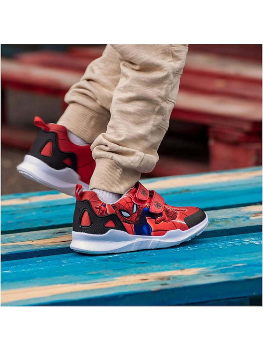 Παιδικά Sneakers με Σκρατς Κόκκινα