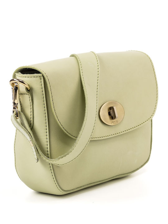 The Dust Company Leather Women's Bag Shoulder Green