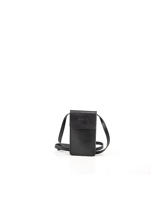 The Dust Company Leather Women's Mobile Phone Bag Black