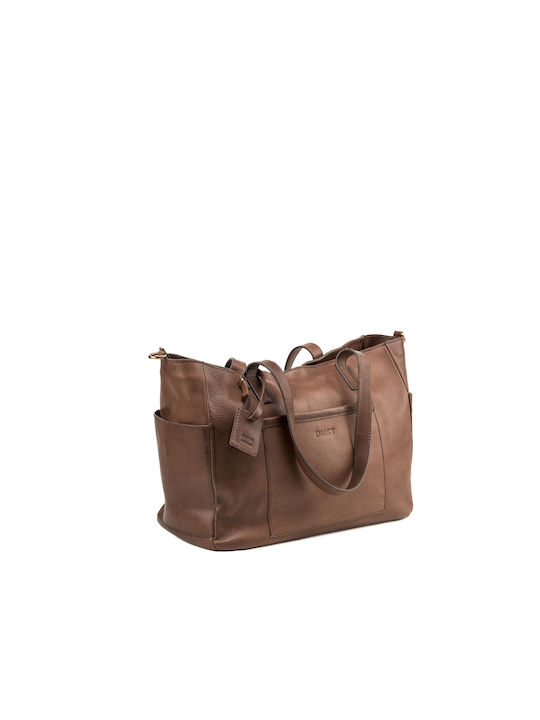 The Dust Company Leather Women's Bag Tote Hand Brown