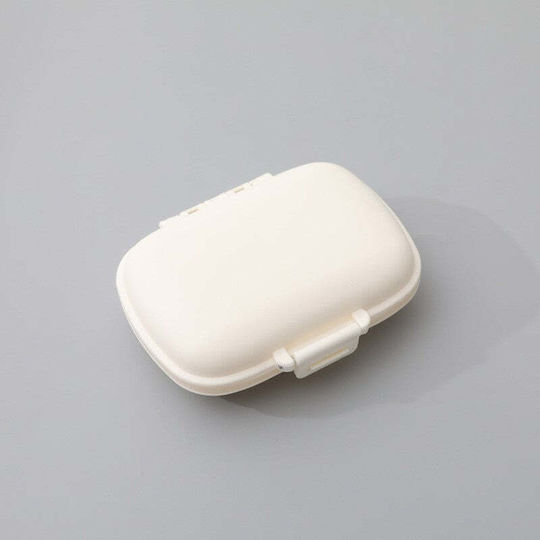Medikamenten-Organizer Kunststoff 8 Fächer 0,1 L Weiß Flippy 11 x 7 cm