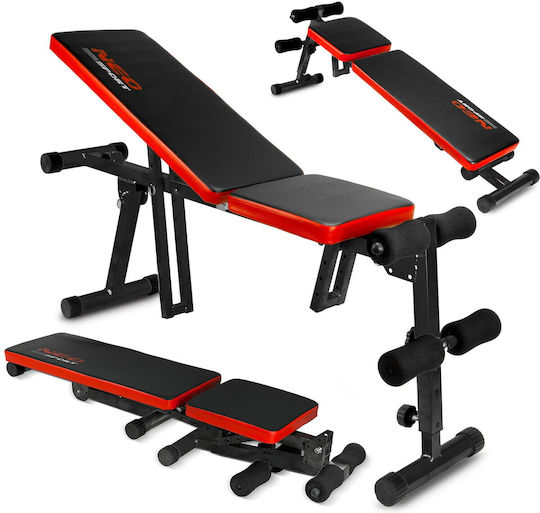 NEO Sport NS-03 Einstellbar Workout-Bank Allgemeine Verwendung Schwarz/Rot