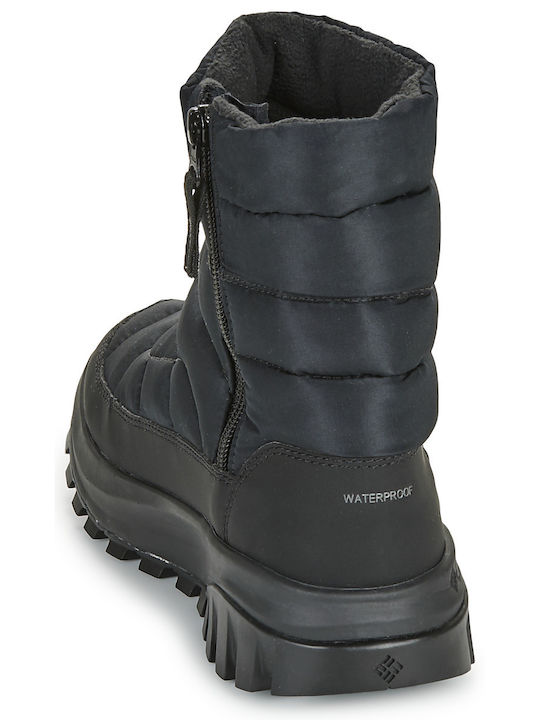 Snow Boots with Zipper Snowtrot Mid Black