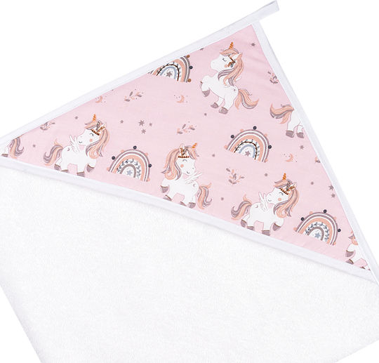 Bunny Bebe Baby Bath Towel Hooded 75x75cm