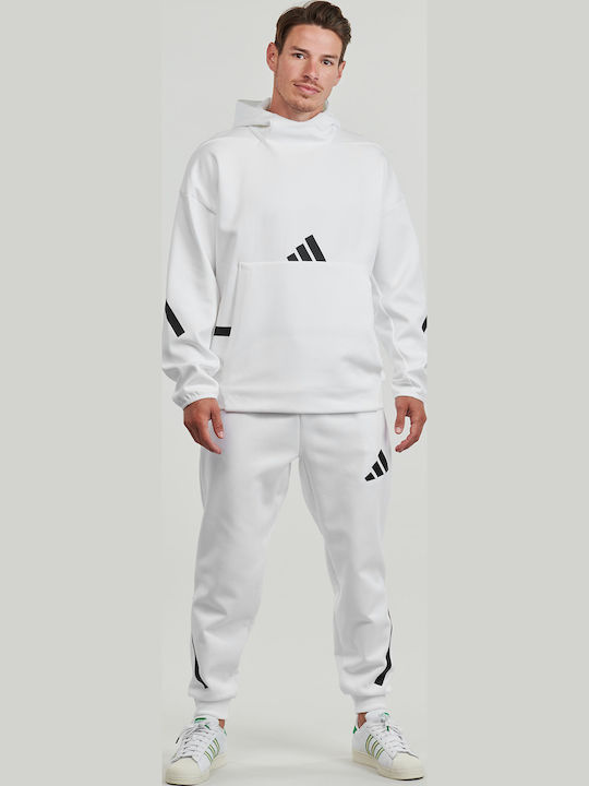Z.N.E. Football Sweatpants with Elastic White