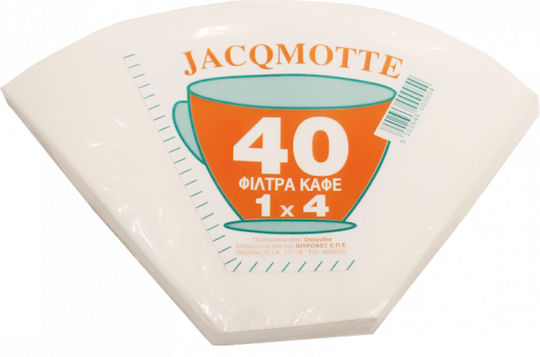 Jacqmotte Coffee Paper Filter 40pcs 263204