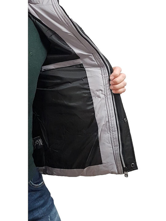 Winter Jacke Grey