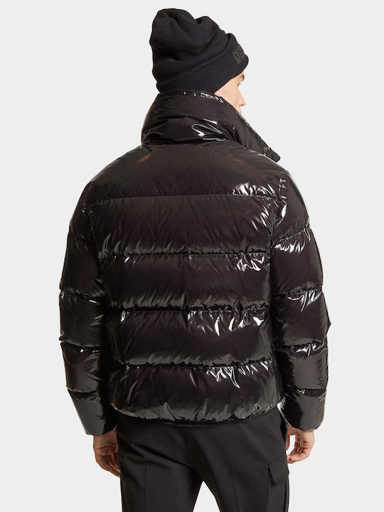 Dsquared2 Geacă pentru bărbați Puffer Negru