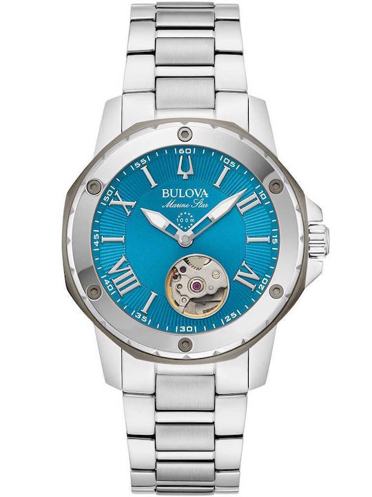 Bulova Marine Star Ρολόι Μπαταρίας με Μεταλλικό Μπρασελέ Bulova Marine Star Ρολόι Μπαταρίας με Μεταλλικό Μπρασελέ