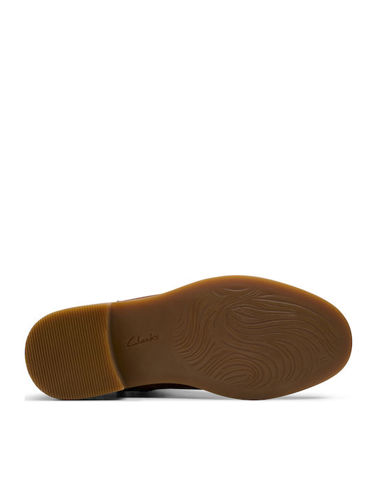 Maye Leder Stiefeletten Damen Braun