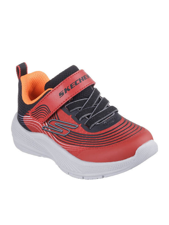Microspec Παιδικά Sneakers με Σκρατς Κόκκινα