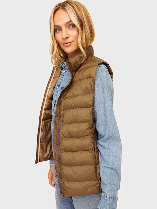 Nora Women's Short Lifestyle Jacket for Winter Chestnut