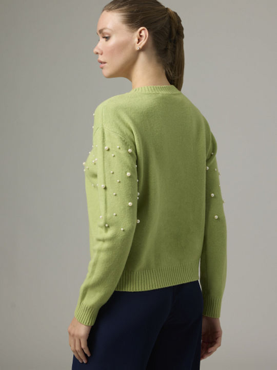 Desiree Damen Langarm Pullover Green