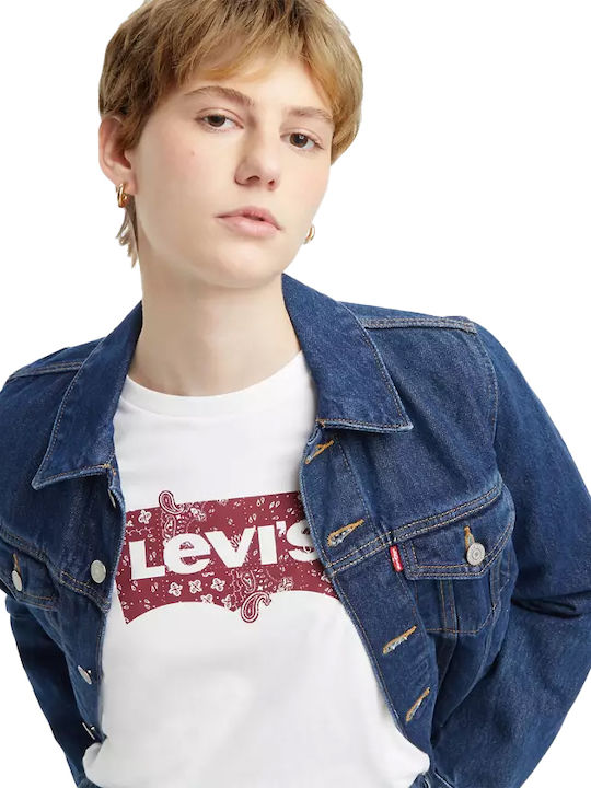 Women's T-shirt Floral White