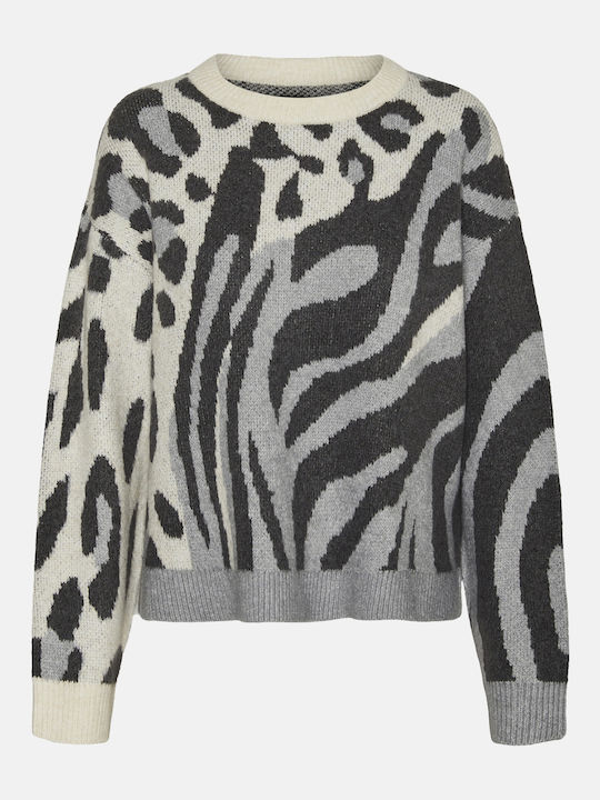 Vero Moda Women's Long Sleeve Sweater Birch Gray