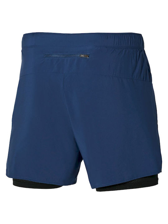 Mizuno Core 5.5 Sportliche Herrenshorts Estate Blue