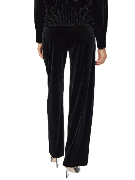 Emporio Armani Women's Fabric Trousers Black