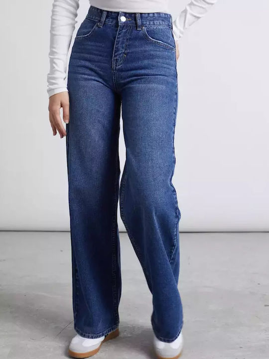 Γυναικείο Jean Παντελόνι σε Ίσια Γραμμή Blue