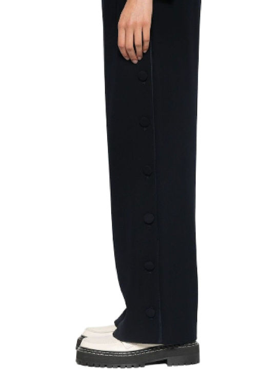 Damen Stoff Hose Schwarz