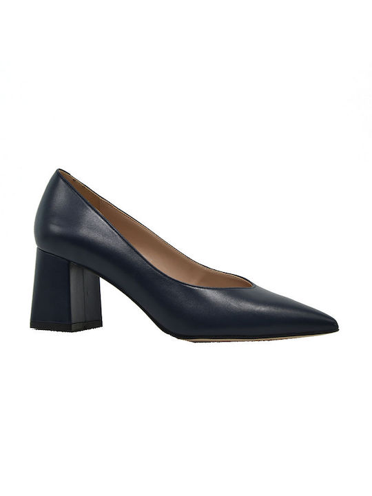 Fardoulis Leather Blue Heels