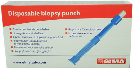 Λαβη Βιοψιας Punch Μιας Χρησης Δερματος 7mm Gima 22589